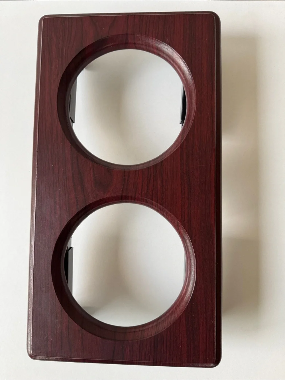 SPOT Posture Pro Stainless Steel Adjustable Wood Grain Double Cup Holder Insert